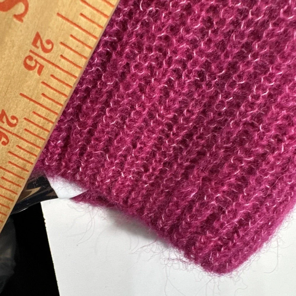 New‎ BANANA REPUBLIC magenta bright pink wool blend  sweater Large -NWT!